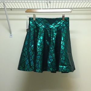 Mermaid printed skirt